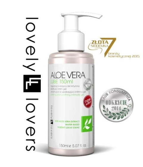 Lovely Lovers - ALOE VERA Lube Kojąco-Łagodzący Żel Intymny Na Bazie Wody 150ml Lovely Lovers Lovely Lovers - ALOE VERA Lube Kojąco-Łagodzący Żel Intymny Na Bazie Wody 150ml Lovely Lovers