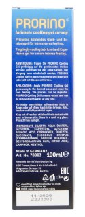 PRORINO - Stymulujący Żel Cooling Gel Strong 100 ml PRORINO
