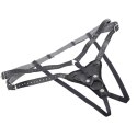 Sportsheets - Seksowne Strap-On Regulowane Na Paseczkach Czarne Sportsheets