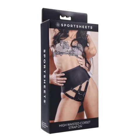 Sportsheets - Seksowny Gorset W Stylu Strap-On Czarny Sportsheets Sportsheets - Seksowny Gorset W Stylu Strap-On Czarny Sportsheets