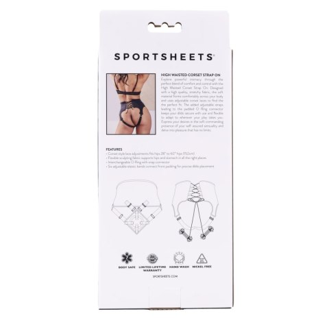 Sportsheets - Seksowny Gorset W Stylu Strap-On Czarny Sportsheets Sportsheets - Seksowny Gorset W Stylu Strap-On Czarny Sportsheets