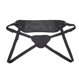 Sportsheets - Uprząż Strap-On Z Pasem Biodrowym Z Tyłu Czarna Sportsheets