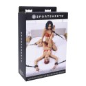 Sportsheets - Zestaw Pasów I Mankietów Na Łóżko Czerwono-Czarne Sportsheets