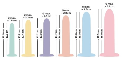 You2Toys - 6-Częściowy Zestaw Treningowy Dildo Six in A Row Training Set You2Toys You2Toys - 6-Częściowy Zestaw Treningowy Dildo Six in A Row Training Set You2Toys