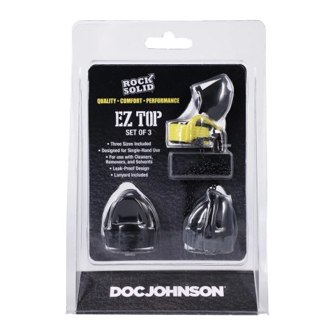 Doc Johnson - Zestaw 3 nakładek masturbacyjnych Doc Johnson Doc Johnson - Zestaw 3 nakładek masturbacyjnych Doc Johnson