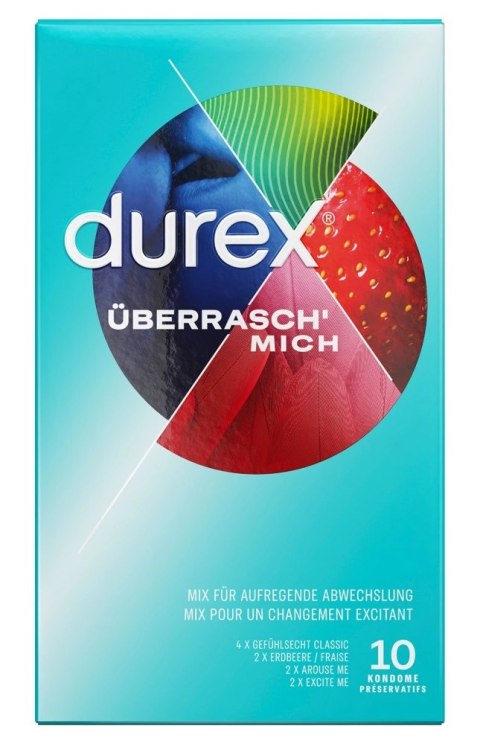 Durex Überrasch' Mich x 10 - 10 szt Prezerwatyw Różne Rodzaje Durex Durex Überrasch' Mich x 10 - 10 szt Prezerwatyw Różne Rodzaje Durex