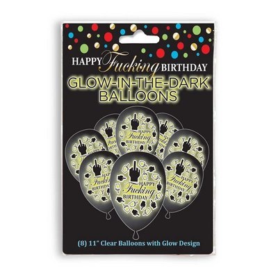 Little Genie - Happy F'ing Birthday - balony świecące Little Genie Productions Little Genie - Happy F'ing Birthday - balony świecące Little Genie Productions