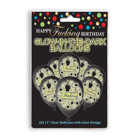 Little Genie - Happy F'ing Birthday - balony świecące Little Genie Productions Little Genie - Happy F'ing Birthday - balony świecące Little Genie Productions