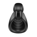 SVibe - Silikonowy Masturbator Automatyczny EVO Czarny Snail Vibe