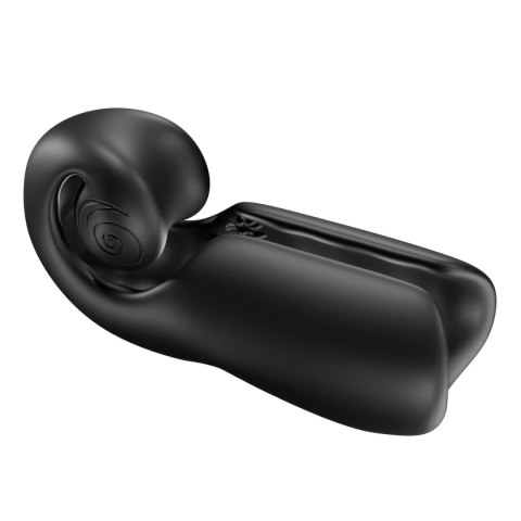 SVibe - Silikonowy Masturbator Automatyczny EVO Czarny Snail Vibe SVibe - Silikonowy Masturbator Automatyczny EVO Czarny Snail Vibe