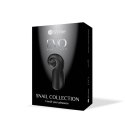 SVibe - Silikonowy Masturbator Automatyczny EVO Czarny Snail Vibe