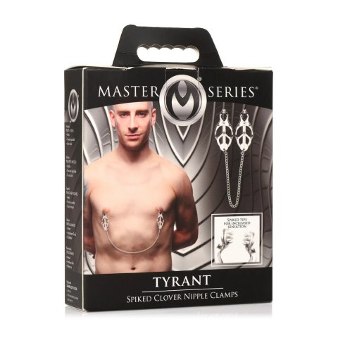 Zaciski na sutki z kolcami w kształcie koniczyny XR Brands XR Brands Zaciski na sutki z kolcami w kształcie koniczyny XR Brands XR Brands