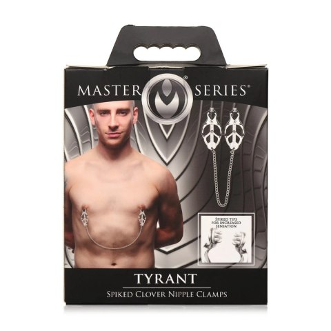 Zaciski na sutki z kolcami w kształcie koniczyny XR Brands XR Brands Zaciski na sutki z kolcami w kształcie koniczyny XR Brands XR Brands