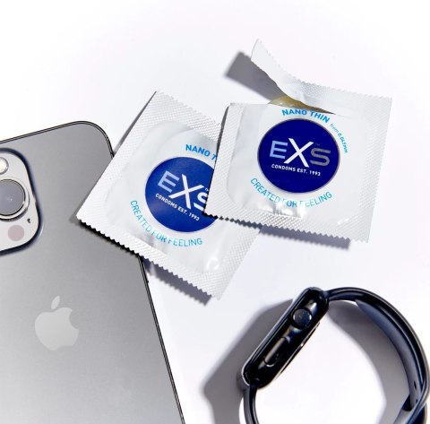 Prezerwatywy Nano cienkie 3 sztuki EXS EXS Prezerwatywy Nano cienkie 3 sztuki EXS EXS