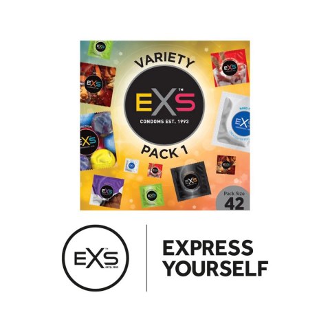 Prezerwatywy mix Variety 2 42 szt EXS EXS Prezerwatywy mix Variety 2 42 szt EXS EXS