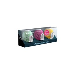 Satisfyer - Masturbator jajeczka 3 szt Riffle, Bubble, Fierce Satisfyer