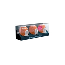 Satisfyer - Masturbatory jajeczka 3 szt Crunchy Satisfyer