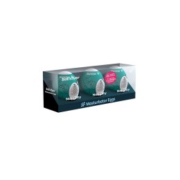 Satisfyer - Masturbatory jajeczka 3 szt Naughty Satisfyer
