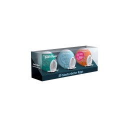 Satisfyer - Masturbatory jajeczka 3 szt Naughty, Savage, Crunchy Satisfyer