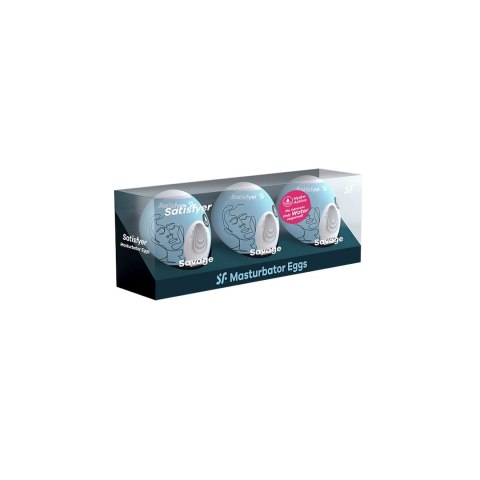 Satisfyer - Masturbatory jajeczka 3 szt Savage Satisfyer Satisfyer - Masturbatory jajeczka 3 szt Savage Satisfyer