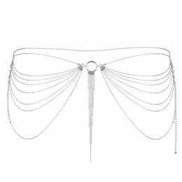 Biżuteria pasek - Bijoux Indiscrets Magnifique Waist Jewelry Silver Bijoux Indiscrets