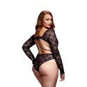 Body - Baci Lace Cutout Teddy Black Queen Size Baci