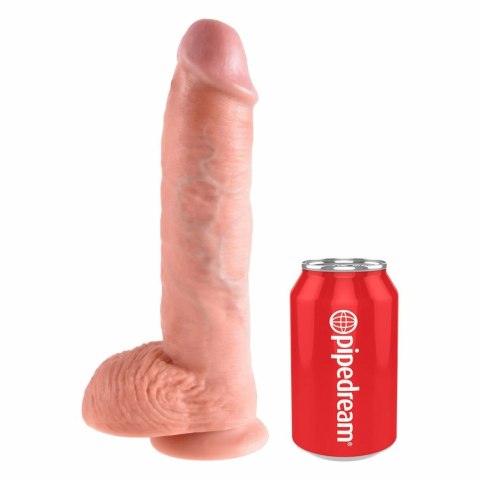 Dildo - King Cock 10 Inch with Balls Flesh King Cock Dildo - King Cock 10 Inch with Balls Flesh King Cock