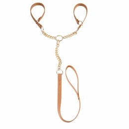 Kajdanki - Bijoux Indiscrets Maze T-Restraints Brown Bijoux Indiscrets
