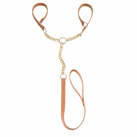 Kajdanki - Bijoux Indiscrets Maze T-Restraints Brown Bijoux Indiscrets Kajdanki - Bijoux Indiscrets Maze T-Restraints Brown Bijoux Indiscrets