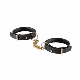 Kajdanki - Bijoux Indiscrets Maze Thin Handcuffs Black Bijoux Indiscrets