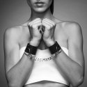 Kajdanki - Bijoux Indiscrets Maze Wide Cuffs Black Bijoux Indiscrets