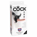 King Cock - Uprząż na dildo + dildo 17 cm King Cock