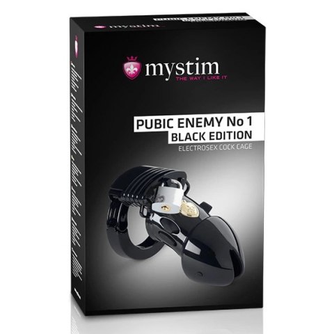 Klatka na penisa do elektrostymulacji - Mystim Pubic Enemy No 1 Black Edition Mystim Klatka na penisa do elektrostymulacji - Mystim Pubic Enemy No 1 Black Edition Mystim