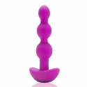 Koraliki analne wibrujące - B-Vibe Triplet Fuchsia B-Vibe