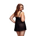 Koszulka - Baci Sheer Babydoll Black Queen Size Baci