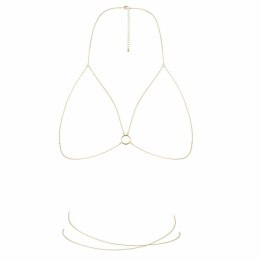 Łańcuszki jak stanik - Bijoux Indiscrets Magnifique Bra Chain Gold Bijoux Indiscrets