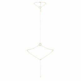Łańcuszki na ciało litera I - Bijoux Indiscrets Magnifique I Body Chain Gold Bijoux Indiscrets