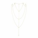 Łańcuszki na plecy i dekolt - Bijoux Indiscrets Magnifique Back & Cleavage Chain Gold Bijoux Indiscrets
