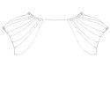 Łańcuszki na ramiona - Bijoux Indiscrets Magnifique Shoulder Jewelry Silver Bijoux Indiscrets