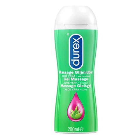 Lubrykant i żel do masażu - Durex Massage Lubricant Aloe Vera 200 ml Durex Lubrykant i żel do masażu - Durex Massage Lubricant Aloe Vera 200 ml Durex
