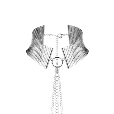 Obroża - Bijoux Indiscrets Desir Metallique Collar Silver Bijoux Indiscrets Obroża - Bijoux Indiscrets Desir Metallique Collar Silver Bijoux Indiscrets