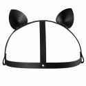 Opaska z uszami - Bijoux Indiscrets Maze Head Piece Black Bijoux Indiscrets