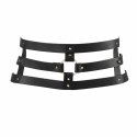 Pas skórzany - Bijoux Indiscrets Maze Wide Belt Black Bijoux Indiscrets