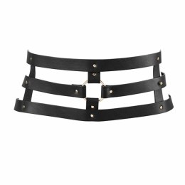 Pas skórzany - Bijoux Indiscrets Maze Wide Belt Black Bijoux Indiscrets