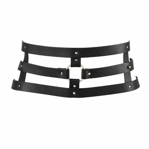 Pas skórzany - Bijoux Indiscrets Maze Wide Belt Black Bijoux Indiscrets Pas skórzany - Bijoux Indiscrets Maze Wide Belt Black Bijoux Indiscrets