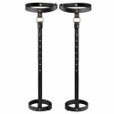 Pasek na nogę - Bijoux Indiscrets Maze Back Leg Garter Black Bijoux Indiscrets
