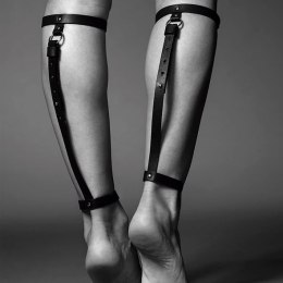 Pasek na nogę - Bijoux Indiscrets Maze Back Leg Garter Black Bijoux Indiscrets