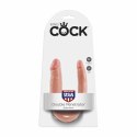 Penis dildo podwójny - King Cock U-Shaped Double Trouble Small Flesh King Cock