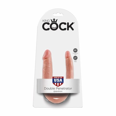 Penis dildo podwójny - King Cock U-Shaped Double Trouble Small Flesh King Cock Penis dildo podwójny - King Cock U-Shaped Double Trouble Small Flesh King Cock