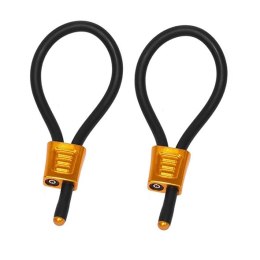 Pętle na penisa - ElectraStim Prestige ElectraLoops Gold (2 szt) ElectraStim